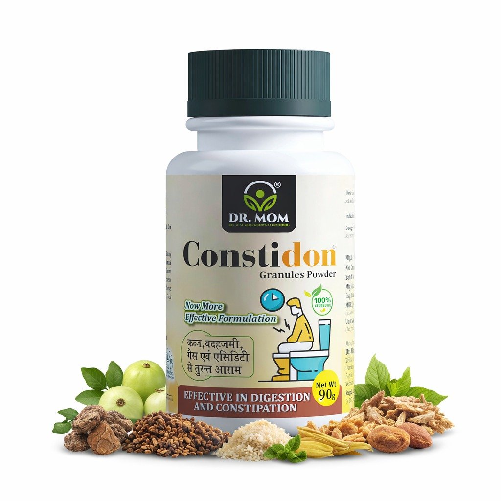 Constidon Granules | Ayurvedic Churna for Constipation | Gut Health - 90g.